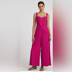 Express Fuchsia Jumpsuit